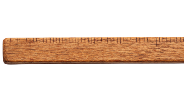 Ruler, white isolate background