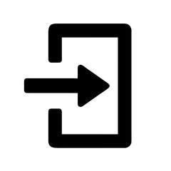 A Login/Exit Icon for Access Management