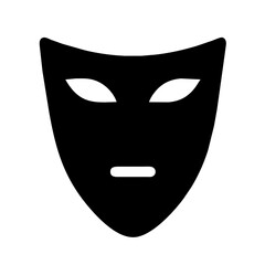 A Mask Icon Representing Safety and Protection