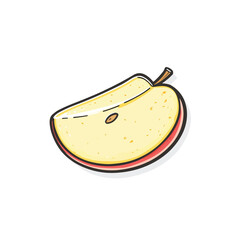 pear on a white background