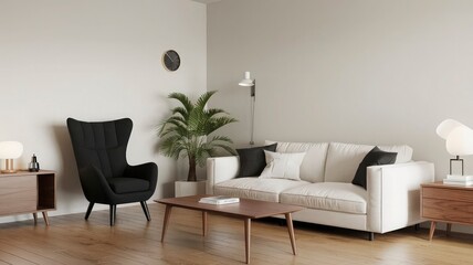 A living room with a couch, chairs, and a table with a view of the ocean.