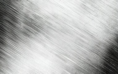 Textured black and white background with streaks showcasing a metallic surface illuminated by soft light