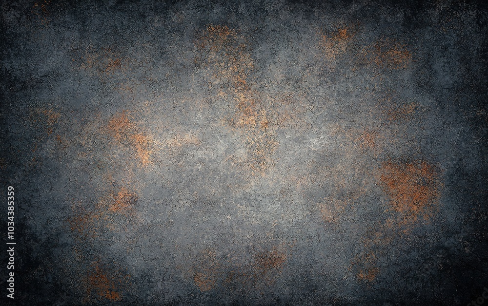 Poster textured gray background with subtle rust highlights, perfect for design and artistic projects