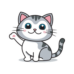 cute cat vector illustration