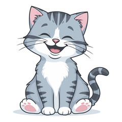 cute cat vector illustration