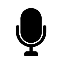 A Microphone Icon Representing Sound Capture