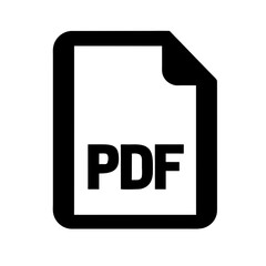 A PDF Icon Representing Document Format