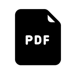 A PDF Icon Representing Document Format