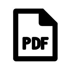 A PDF Icon Representing Document Format