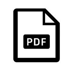 A PDF Icon Representing Document Format