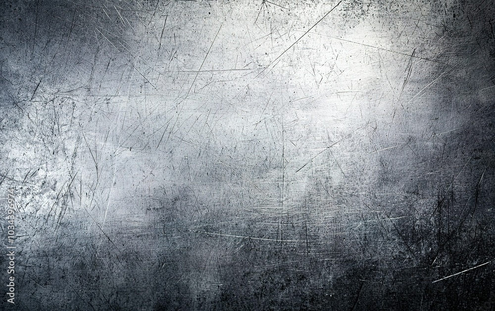 Wall mural abstract metallic background with scratches, reflecting light in a contemporary artistic style for v