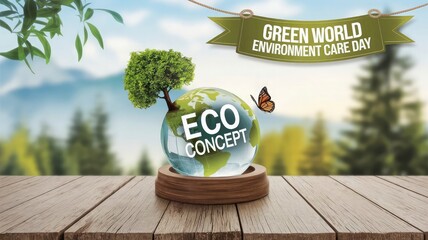 Poster for the environment world environmental protection.