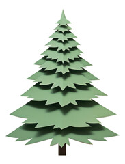 Obraz premium PNG Christmas tree plant pine architecture.