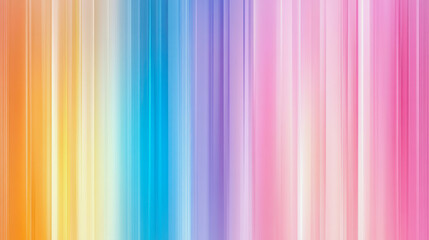 Fototapeta premium A vibrant blend of multicolored stripes creating a lively backdrop that energizes any setting during daytime