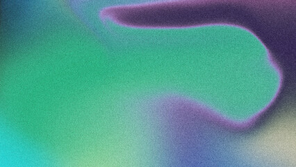 Colorful Gradient Background with Grainy Noise Texture. Modern and Futuristic Design with Smooth Fluid Shapes, Ideal for Posters with a Unique Visual Appeal.