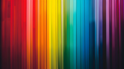 Seamless Gradient Zonal Color Chart Displaying a Full Spectrum Transition from Warm to Cool Hues