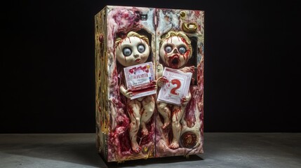 Rydens surreal slot cabinet with whimsical and eerie motifs