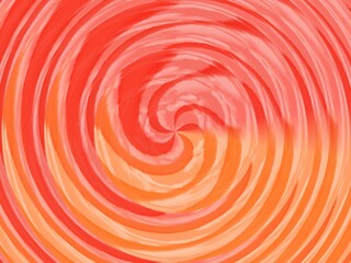 Watercolor-inspired abstract background with a swirling, concentric circle design in warm, sunset-like hues.