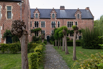 Beguinage - Groot begijnhof, in the city of Leuven in Belgium.