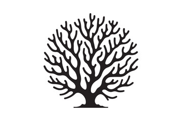 Coral Silhouette minimalist 8.eps