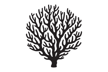 Coral Silhouette minimalist 17.eps