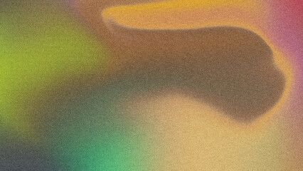 Eye-Catching Poster with Colorful Gradient and Grainy Texture, Artistic Poster with Smooth Grainy Texture