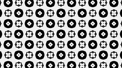 Abstract background with black and white shapes.Backdrop in UHD format 3840 x 2160.Wallpaper 4k. Repeat pattern.