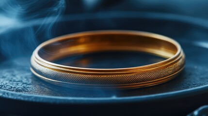 Golden Ring on a Smoky Surface