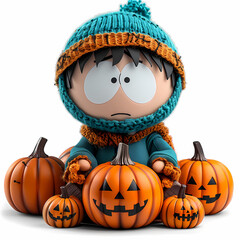 Spooky figurine kenny clipart