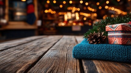 Christmas market with brightly lit stalls selling gifts and treats, representing the festive atmosphere of holiday shopping