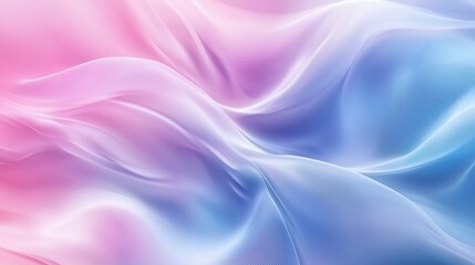 Obraz premium Soft gradient waves of pink and blue abstract background pattern