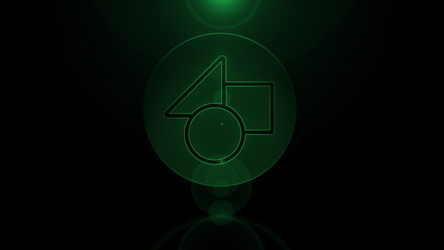 Clean Lens Flare Line Logo Reveal