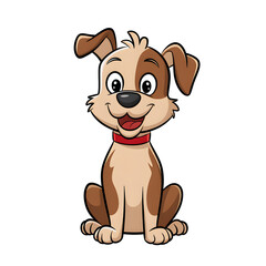 Fototapeta premium brown dog with a happy expression