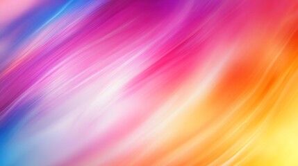 Obraz premium Vibrant swirl of rainbow colors with a smooth gradient transitio