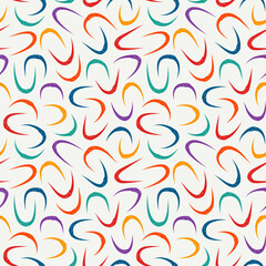 Sketched linear seamless pattern. Organic, natural abstract wallpaper. Minimalist design background. Freehand irregular curve lines motif print. Modern simple minimal ornament.