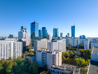 Warszawa, miejski krajobraz stolicy Polski © hunter76