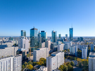 Warszawa, miejski krajobraz stolicy Polski © hunter76