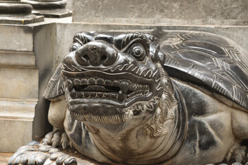 A Chinese turtle statue at the Shaolin Temple