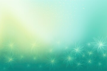 Abstract flower pattern light green background