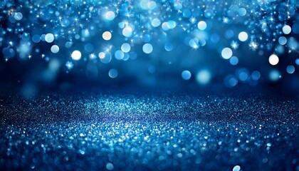 christmas and xmas year holidays blue color blurred background gorgeous sparkling texture for all festivities selective focus with copy space image