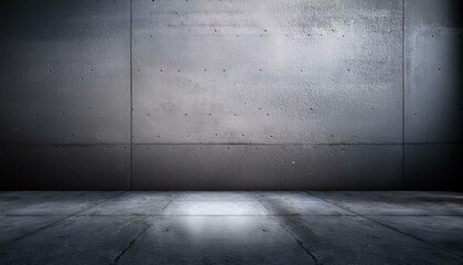 concrete wall with concrete floor