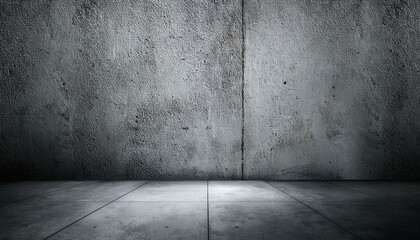 concrete wall with concrete floor