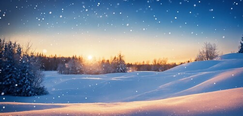 Fototapeta premium Winter ambience, AI generated