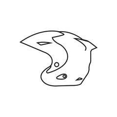 Helmet Illustration Icon