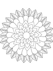 Flowers Coloring Pages For Adules