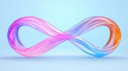 Naklejka premium Exploring the connection of quantum entanglement through intertwined particles weaving energy patterns in a vibrant, abstract space