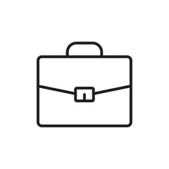 Briefcase icon Simple thin outline