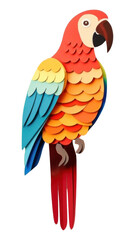 Fototapeta premium PNG Parrot animal craft bird.
