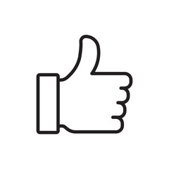 Like icon Simple thin outline