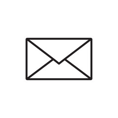 Mail icon Simple thin outline